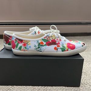 Keds- Rifle Paper Co white floral size 8.5